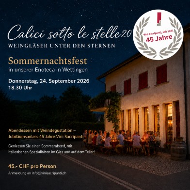 Calici sotto le stelle 2.0