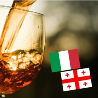Italienisch-Georgische Orangewine-Degustation