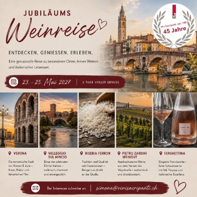 Jubiläumsweinreise
