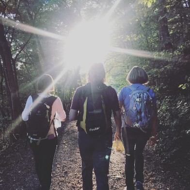 degustieren und spazieren