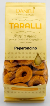 Taralli al peperoncino 240gr. Taralli al peperoncino 240gr.
